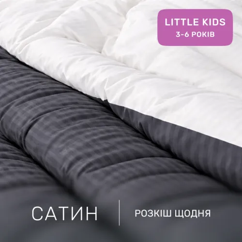 Комплект постельного белья Сатин LITTLE KIDS Satin Stripe 30-0012 + 30-0001 Vevina - 2