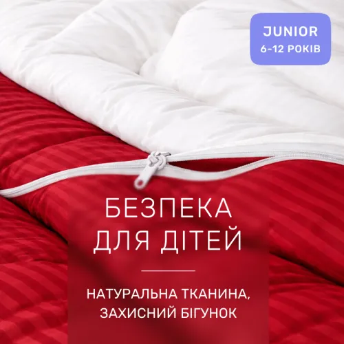 Комплект постельного белья Сатин JUNIOR Satin Stripe 30-0018 + 30-0001 Feinarina - 3