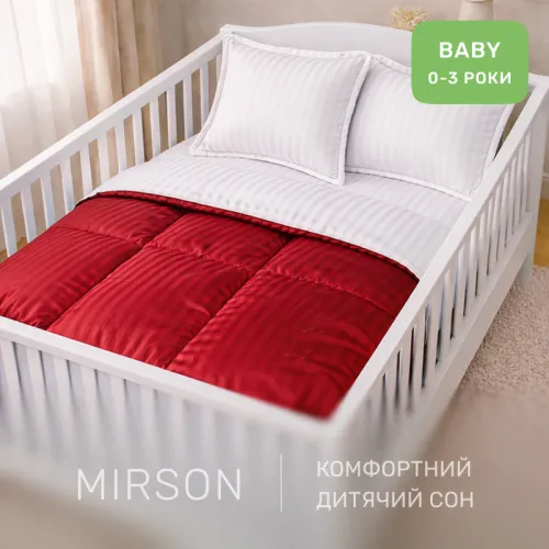 Комплект постельного белья Сатин BABY Satin Stripe 30-0018 + 30-0001 Feinarina - 4