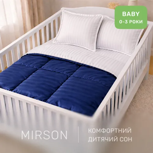 Комплект постельного белья Сатин BABY Satin Stripe 30-0020 + 30-0001 Naskirin - 4