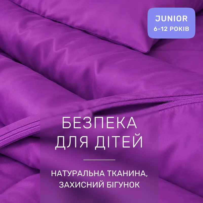 Комплект постільної білизни Сатин JUNIOR 0846 Lilac - 2