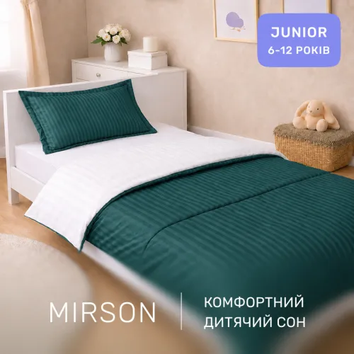 Комплект постельного белья Сатин JUNIOR Satin Stripe 30-0017 + 30-0001 Arabella - 4