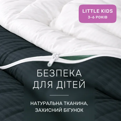 Комплект постельного белья Сатин LITTLE KIDS Satin Stripe 30-0021 + 30-0001 Atanelly - 3