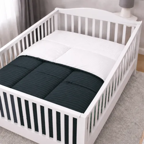 Комплект постельного белья Сатин BABY Satin Stripe 30-0021 + 30-0001 Atanelly - 5