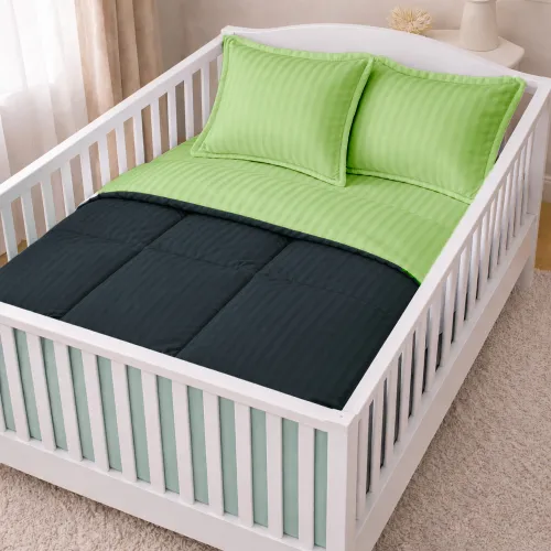 Комплект постельного белья Сатин BABY Satin Stripe 30-0021 + 30-0016 Ballat - 1