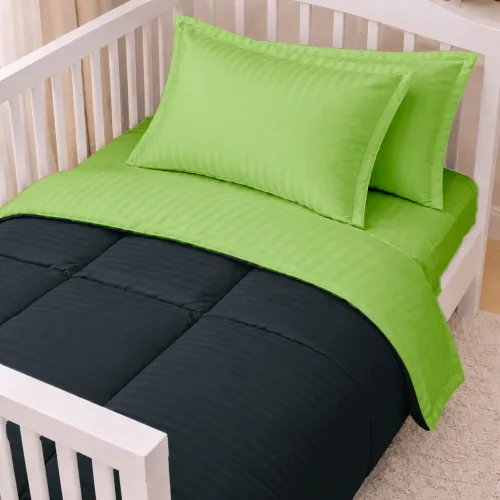 Комплект постільної білизни Сатин LITTLE KIDS Satin Stripe 30-0021 + 30-0016 Ballat - 1