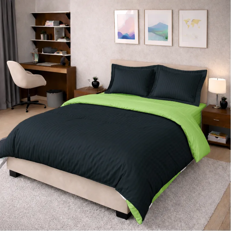 Комплект постельного белья Сатин TEENAGER Satin Stripe 30-0021 + 30-0016 Ballat