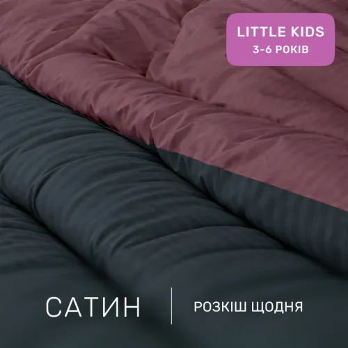 Комплект постельного белья Сатин LITTLE KIDS Satin Stripe 30-0021 + 30-0008 Dorimel - 2