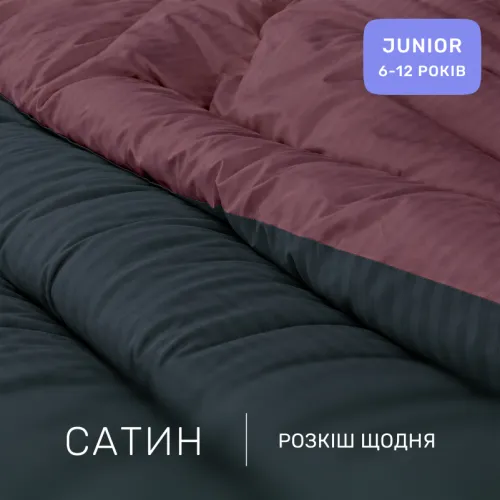 Комплект постельного белья Сатин JUNIOR Satin Stripe 30-0021 + 30-0008 Dorimel - 2