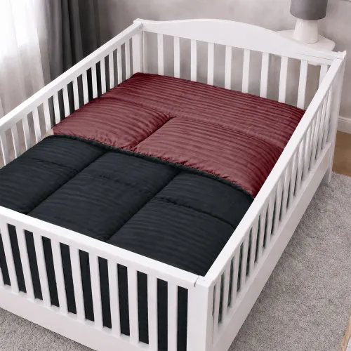 Комплект постельного белья Сатин BABY Satin Stripe 30-0021 + 30-0008 Dorimel - 5