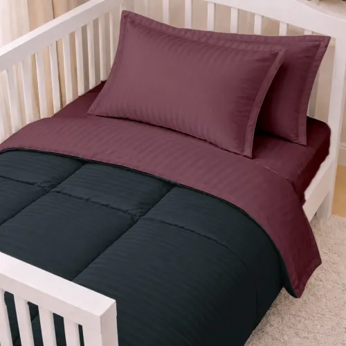 Комплект постельного белья Сатин LITTLE KIDS Satin Stripe 30-0021 + 30-0008 Dorimel - 1