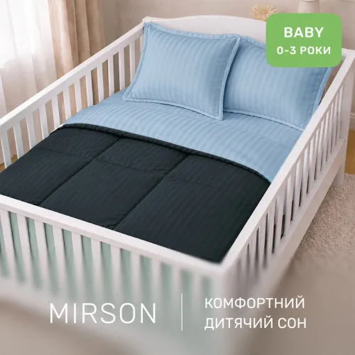 Комплект постельного белья Сатин BABY Satin Stripe 30-0021 + 30-0015 Edaliz - 4