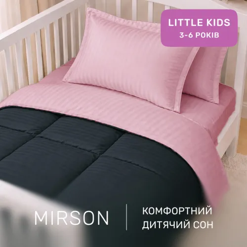 Комплект постельного белья Сатин LITTLE KIDS Satin Stripe 30-0021 + 30-0007 Esandiora - 4