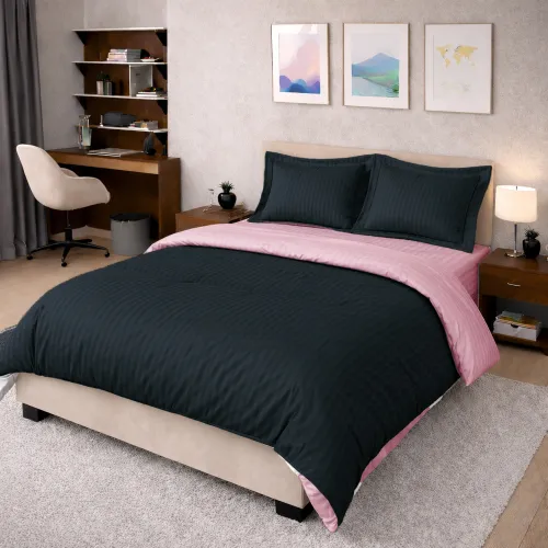 Комплект постельного белья Сатин TEENAGER Satin Stripe 30-0021 + 30-0007 Esandiora - 1