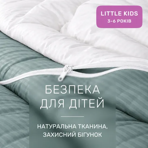 Комплект постільної білизни Сатин LITTLE KIDS Satin Stripe 30-0015 + 30-0001 Galiena - 3