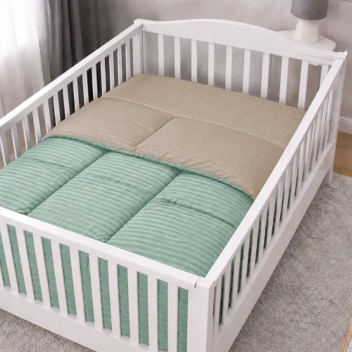 Комплект постільної білизни Сатин BABY Satin Stripe 30-0015 + 30-0004 Gavenia - 5