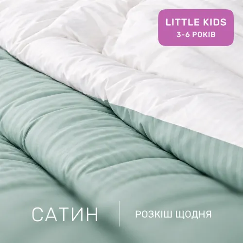 Комплект постільної білизни Сатин LITTLE KIDS Satin Stripe 30-0013 + 30-0001 Gilberta - 2