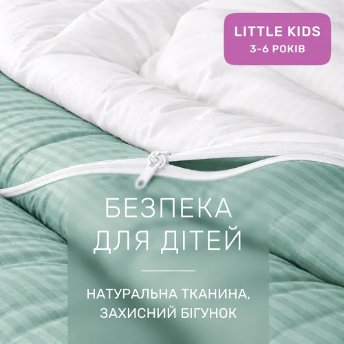 Комплект постільної білизни Сатин LITTLE KIDS Satin Stripe 30-0013 + 30-0001 Gilberta - 3