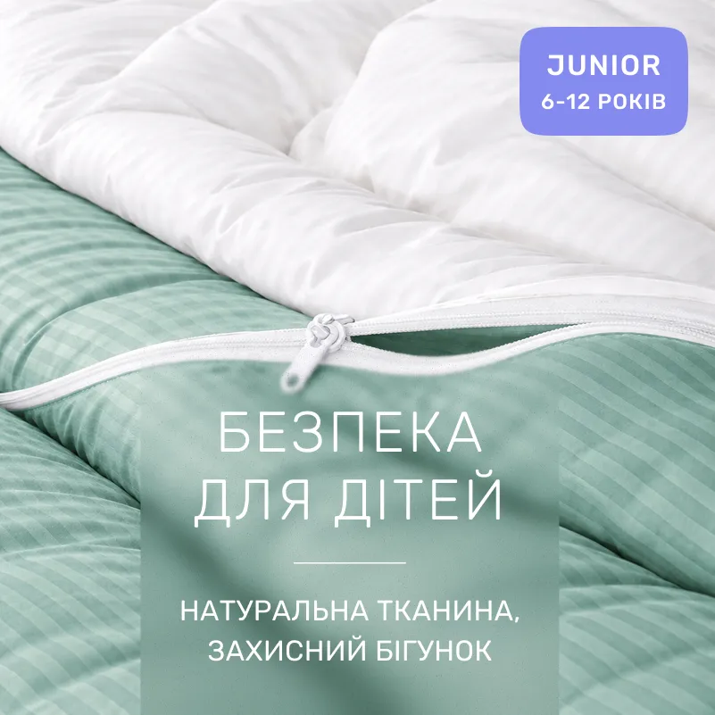 Комплект постільної білизни Сатин JUNIOR Satin Stripe 30-0013 + 30-0001 Gilberta - 2