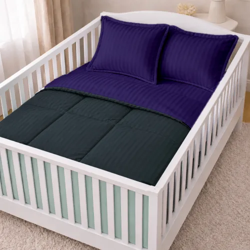 Комплект постельного белья Сатин BABY Satin Stripe 30-0021 + 30-0020 Likana - 1