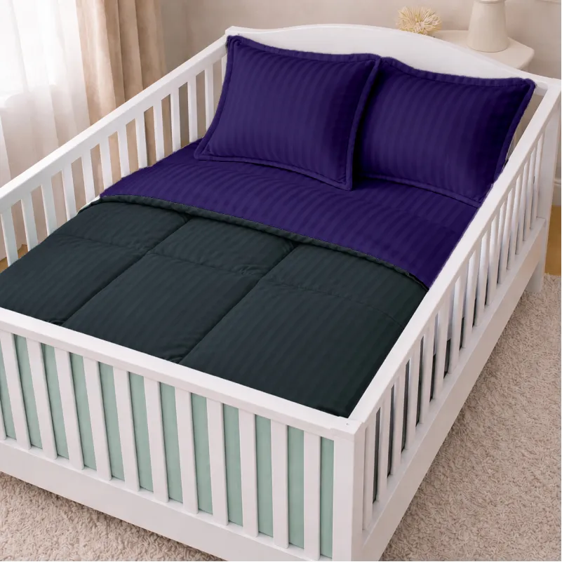 Комплект постельного белья Сатин BABY Satin Stripe 30-0021 + 30-0020 Likana