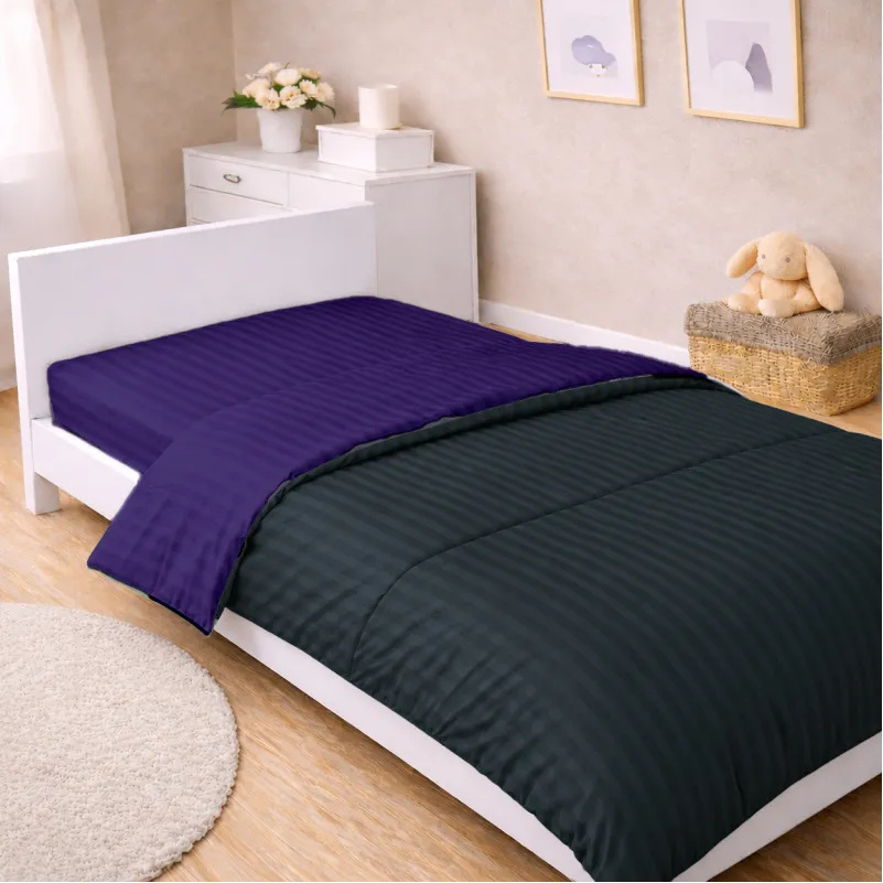 Комплект постельного белья Сатин JUNIOR Satin Stripe 30-0021 + 30-0020 Likana Фото - 6