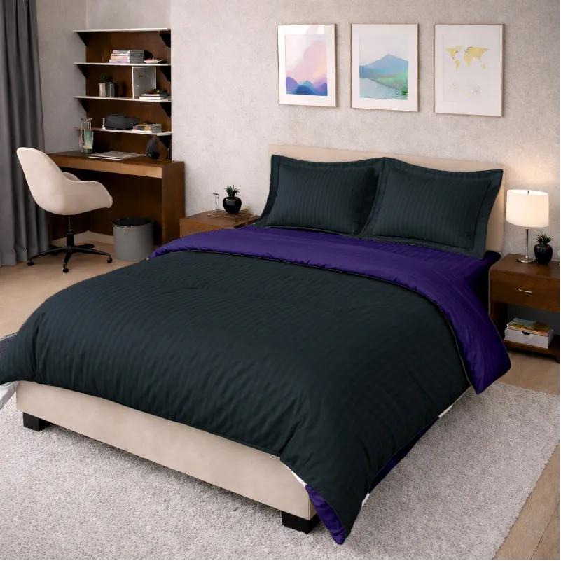 Комплект постельного белья Сатин TEENAGER Satin Stripe 30-0021 + 30-0020 Likana