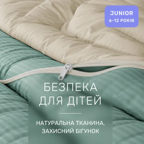 Комплект постельного белья Сатин JUNIOR Satin Stripe 30-0013 + 30-0002 Sensuous - 3