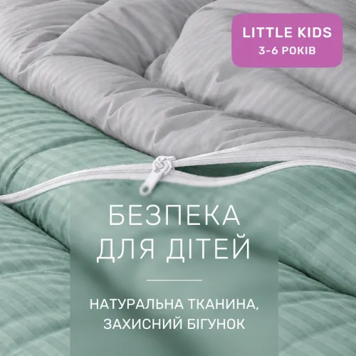 Комплект постільної білизни Сатин LITTLE KIDS Satin Stripe 30-0013 + 30-0010 Windly - 3