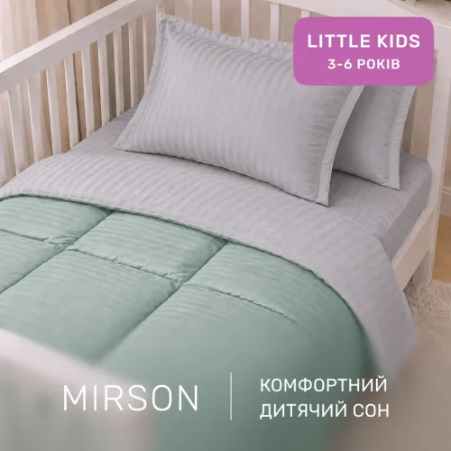 Комплект постільної білизни Сатин LITTLE KIDS Satin Stripe 30-0013 + 30-0010 Windly - 4