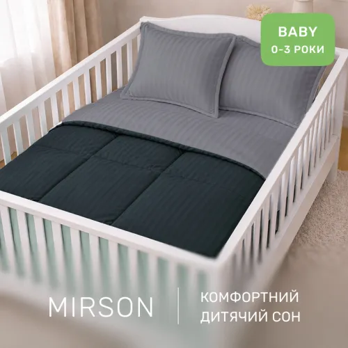 Комплект постельного белья Сатин BABY Satin Stripe 30-0021 + 30-0012 Yamindi - 4
