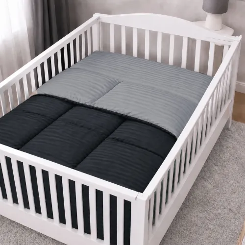Комплект постельного белья Сатин BABY Satin Stripe 30-0021 + 30-0012 Yamindi - 5