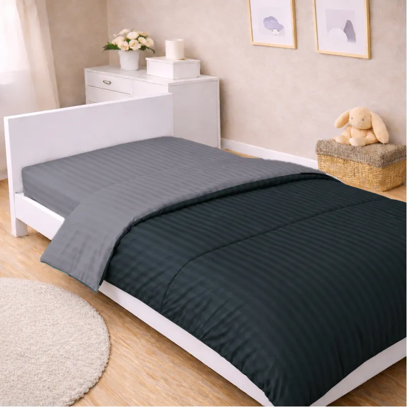 Комплект постельного белья Сатин JUNIOR Satin Stripe 30-0021 + 30-0012 Yamindi Фото - 6