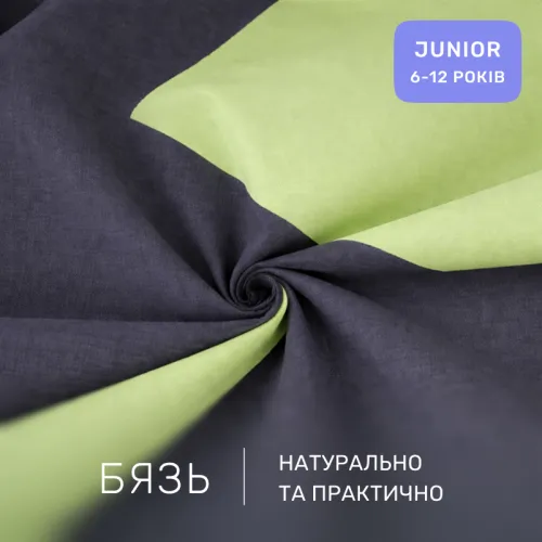 Комплект постельного белья Бязь JUNIOR Verginia (12-0714 + 16-5803) - 2