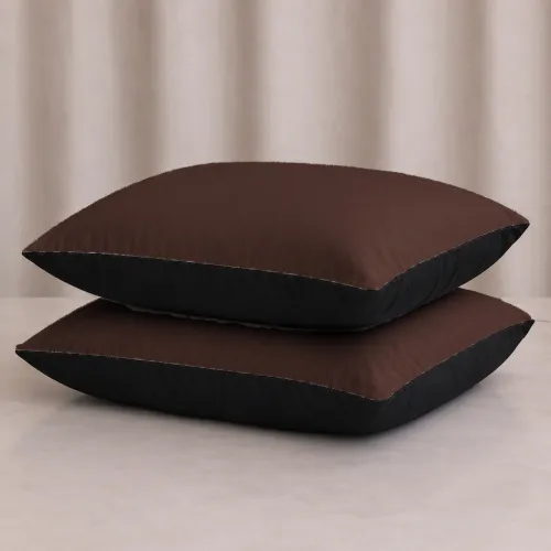 Комплект постельного белья Сатин JUNIOR Dark Chocolate 0211+0055 - 5