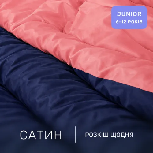 Комплект постельного белья Сатин JUNIOR Delphinium 0132+4052 - 2