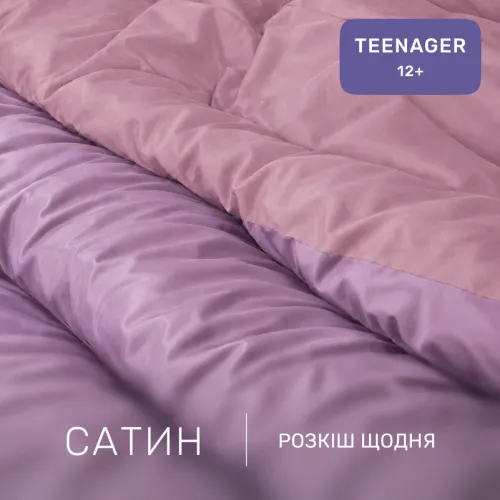 Комплект постельного белья Сатин TEENAGER Violet 0199+0231 - 2