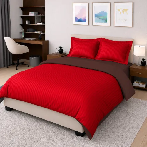 Комплект постельного белья Сатин TEENAGER Satin Stripe 30-0018 + 30-0006 Brendon - 1