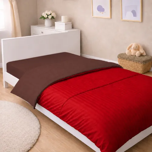 Комплект постельного белья Сатин JUNIOR Satin Stripe 30-0018 + 30-0006 Brendon - 5