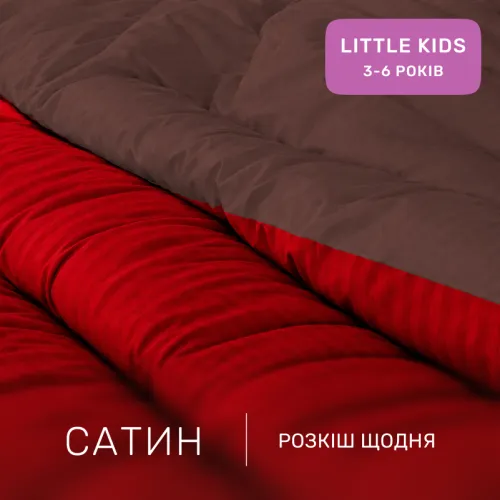Комплект постільної білизни Сатин LITTLE KIDS Satin Stripe 30-0018 + 30-0006 Brendon - 2