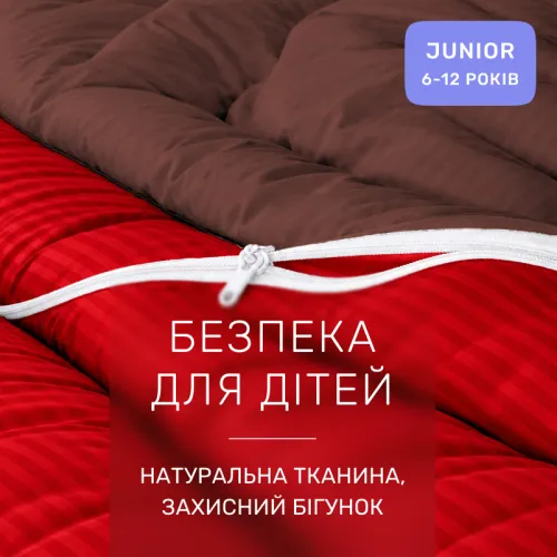 Комплект постельного белья Сатин JUNIOR Satin Stripe 30-0018 + 30-0006 Brendon - 3