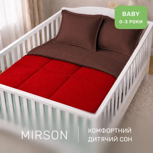 Комплект постельного белья Сатин BABY Satin Stripe 30-0018 + 30-0006 Brendon - 4