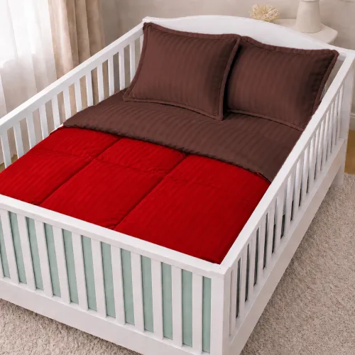 Комплект постельного белья Сатин BABY Satin Stripe 30-0018 + 30-0006 Brendon - 1