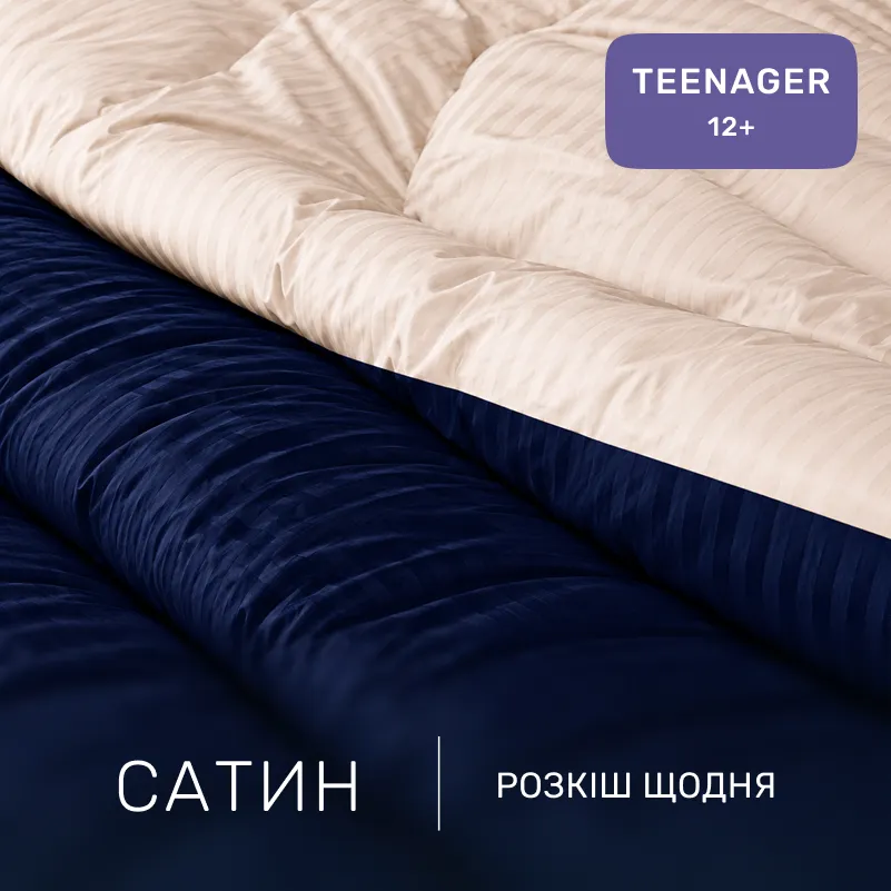 Комплект постільної білизни Сатин TEENAGER Satin Stripe 30-0020 + 30-0004 Danelli - 1