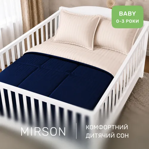 Комплект постельного белья Сатин BABY Satin Stripe 30-0020 + 30-0004 Danelli - 4