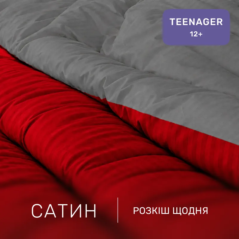 Комплект постельного белья Сатин TEENAGER Satin Stripe 30-0018 + 30-0012 Jeren - 1