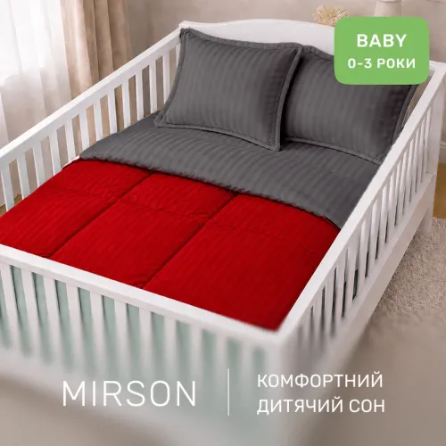 Комплект постельного белья Сатин BABY Satin Stripe 30-0018 + 30-0012 Jeren - 4