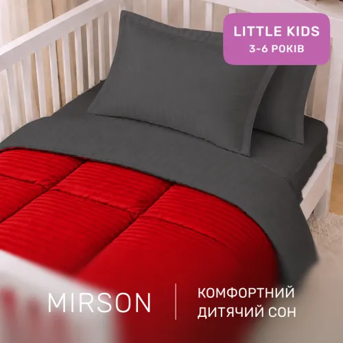 Комплект постельного белья Сатин LITTLE KIDS Satin Stripe 30-0018 + 30-0012 Jeren - 4