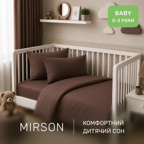 Комплект постельного белья BABY Фланель 003 Brown - 4