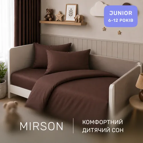 Комплект постельного белья JUNIOR Фланель 003 Brown - 4